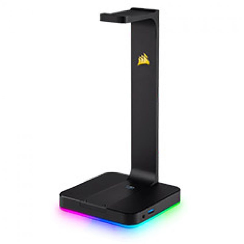 海盗船 ST100 RGB Premium Headset Stand with 7.1 Surround DAC 耳机架