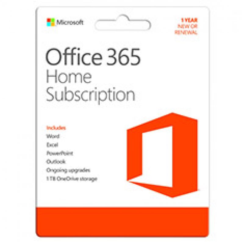 Microsoft Office 365 Home 6 Device 1 Year Subscription