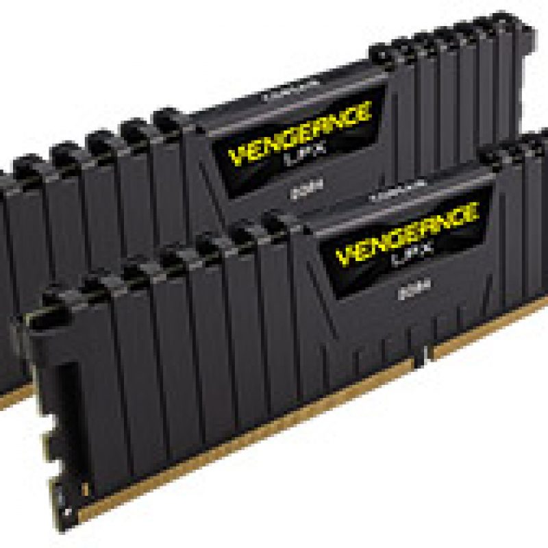 海盗船 复仇者 LPX CMK16GX4M2B3200C16 16GB (2x8GB) DDR4 Black 内存