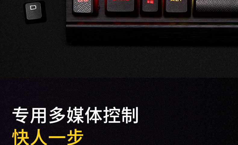 海盗船 Gaming K95 RGB Platinum Gunmetal 键盘 MX Speed
