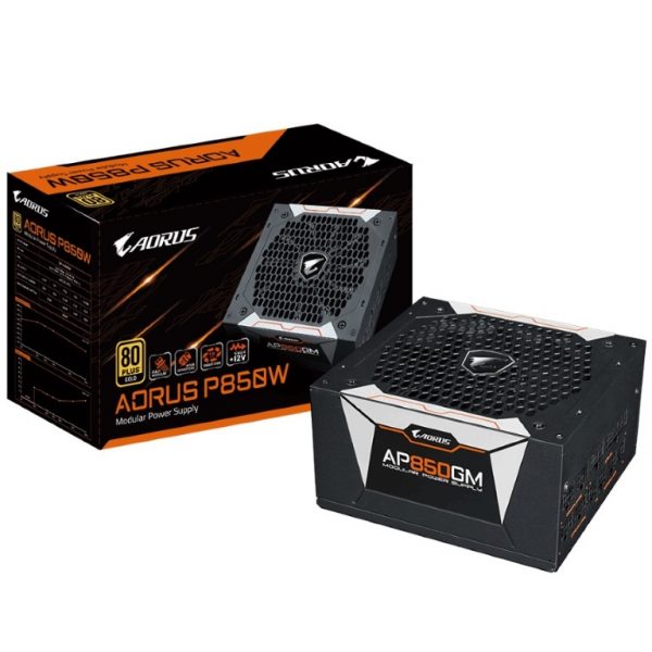 技嘉 AP850GM AORUS 850W ATX 电源 Power Supply 80+ Gold 10 years warranty