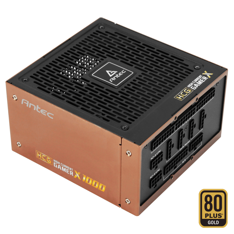 安钛克 Antec HCG1000 Extreme 1000w 80+ Gold 金牌, Zero RPM Mode 电源