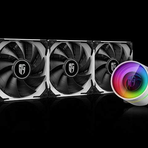 九州风神 九州风神 Castle 360EX 堡垒360ex 白色 White CPU Liquid Cooler 一体水冷散热器