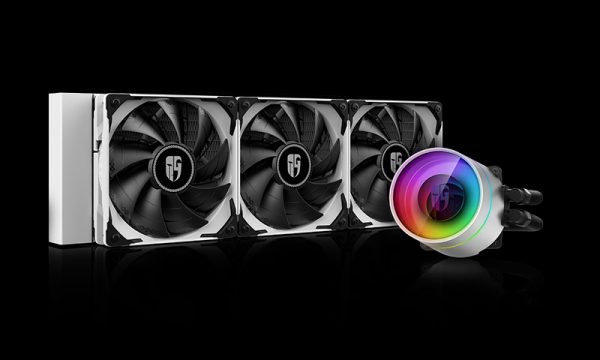 九州风神 九州风神 Castle 360EX 堡垒360ex 白色 White CPU Liquid Cooler 一体水冷散热器