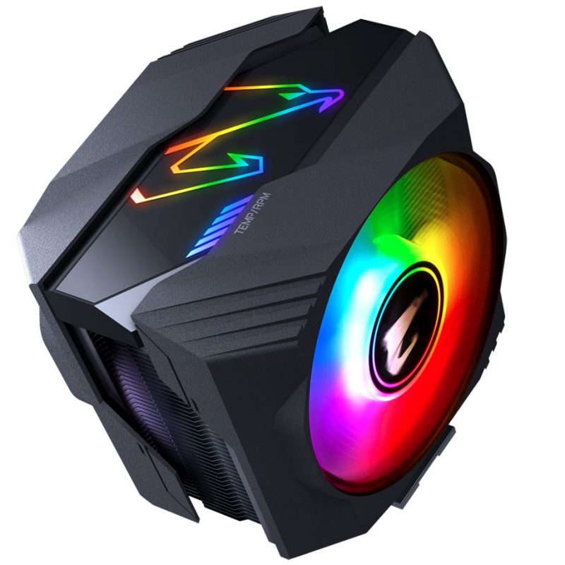 技嘉 AORUS 雕牌 ATC800 RGB 静音多平台 CPU风冷 高性能风冷散热器