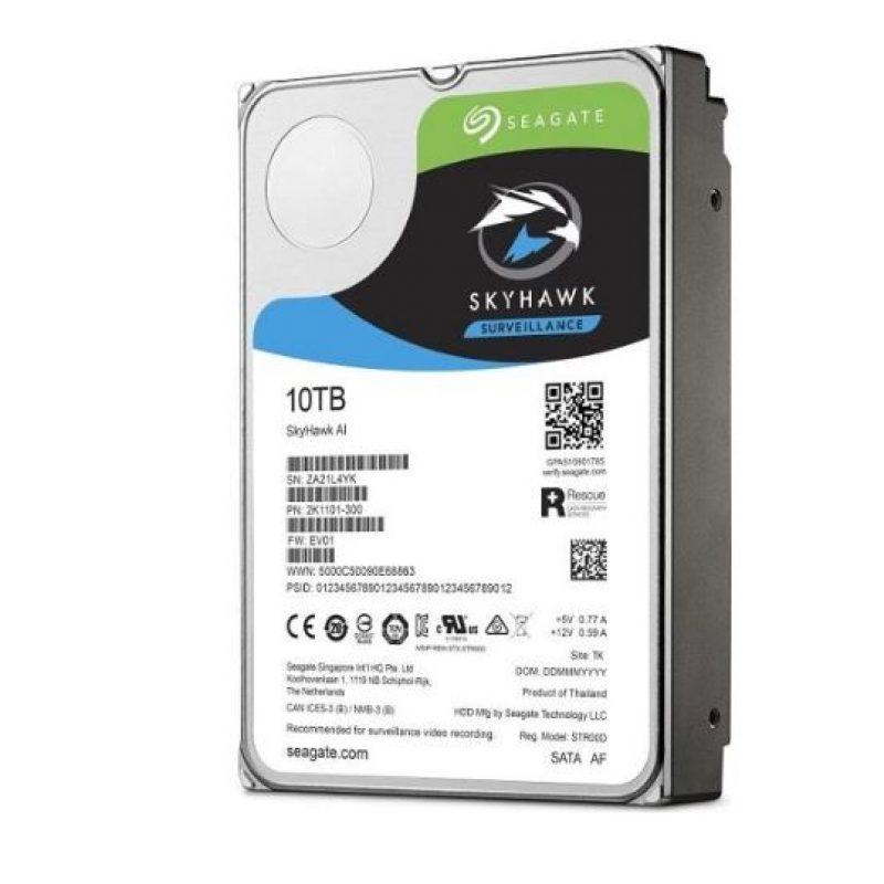 希捷 Seagate 10TB 3.5" SkyHawk Surveillance AI 机械硬盘