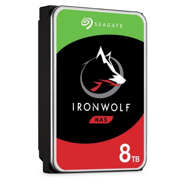 希捷 Seagate 8TB 3.5" IronWolf NAS 24x7 7200 RPM 机械硬盘