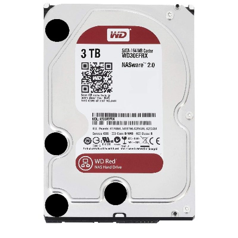 WD Red 3TB NAS 3.5" 5400RPM 机械硬盘