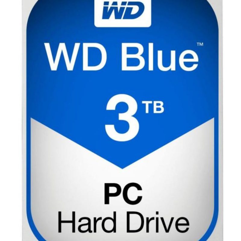 WD Blue 3TB  3.5" 5400RPM 机械硬盘