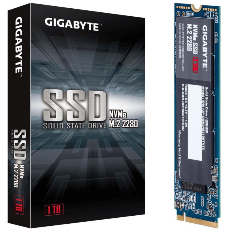 技嘉 Gigabyte M.2 PCIe NVMe SSD 1TB 固态硬盘 SSD