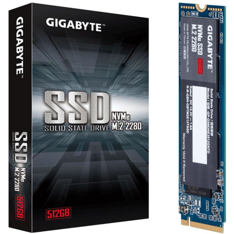 技嘉 Gigabyte M.2 PCIe NVMe SSD 512GB 固态硬盘 SSD
