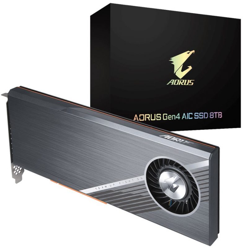 技嘉 Gigabyte Aorus Gen4 AIC PCIe4 NVMe SSD 8TB 固态硬盘 SSD