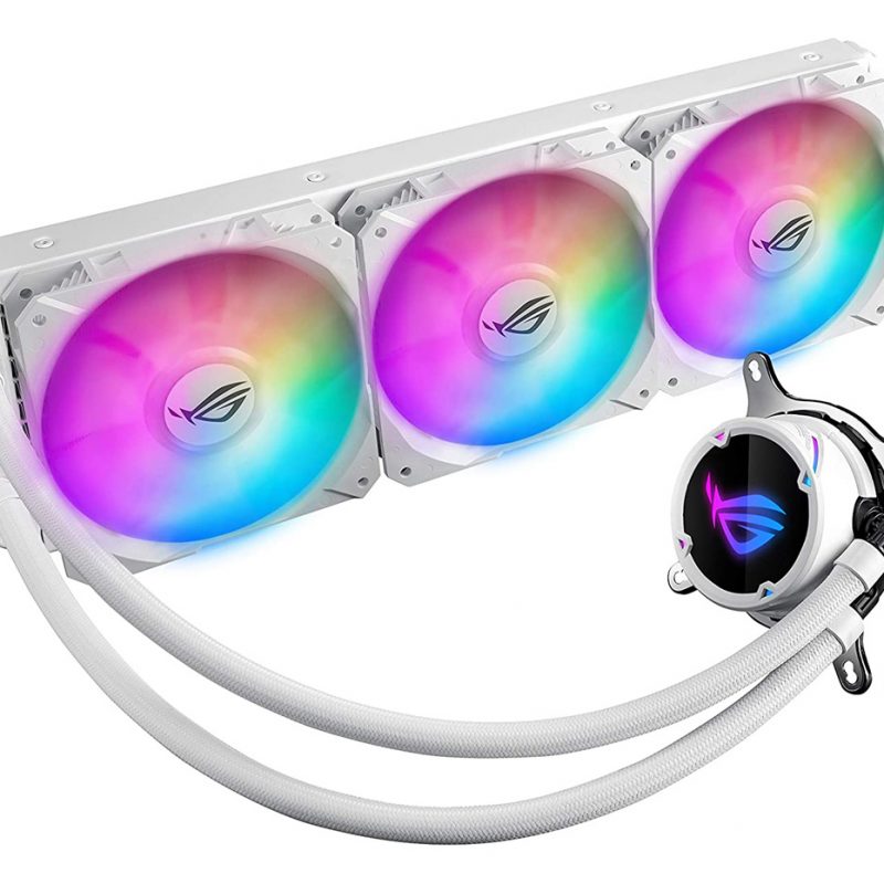 华硕 Asus 玩家国度 ROG Strix LC 360 ARGB AIO Liquid CPU Cooler White Edition Asus华硕Strix LC360限量版白色一体式水冷