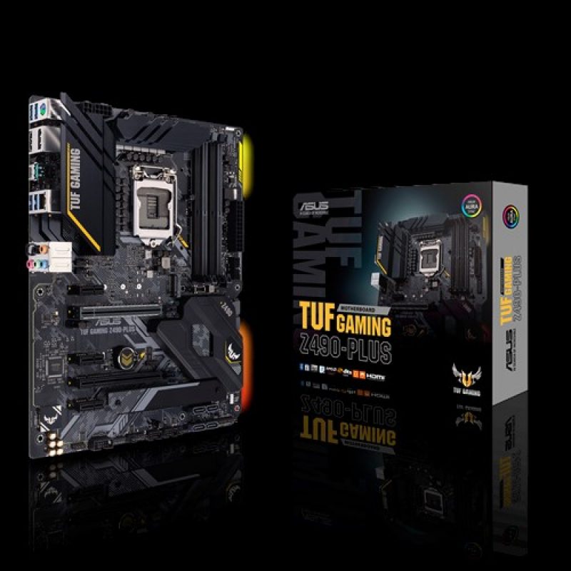 华硕 Asus TUF 电竞特工 GAMING Z490-PLUS ATX Motherboard 主板 Z490 LGA1200 英特尔主板 Intel主板