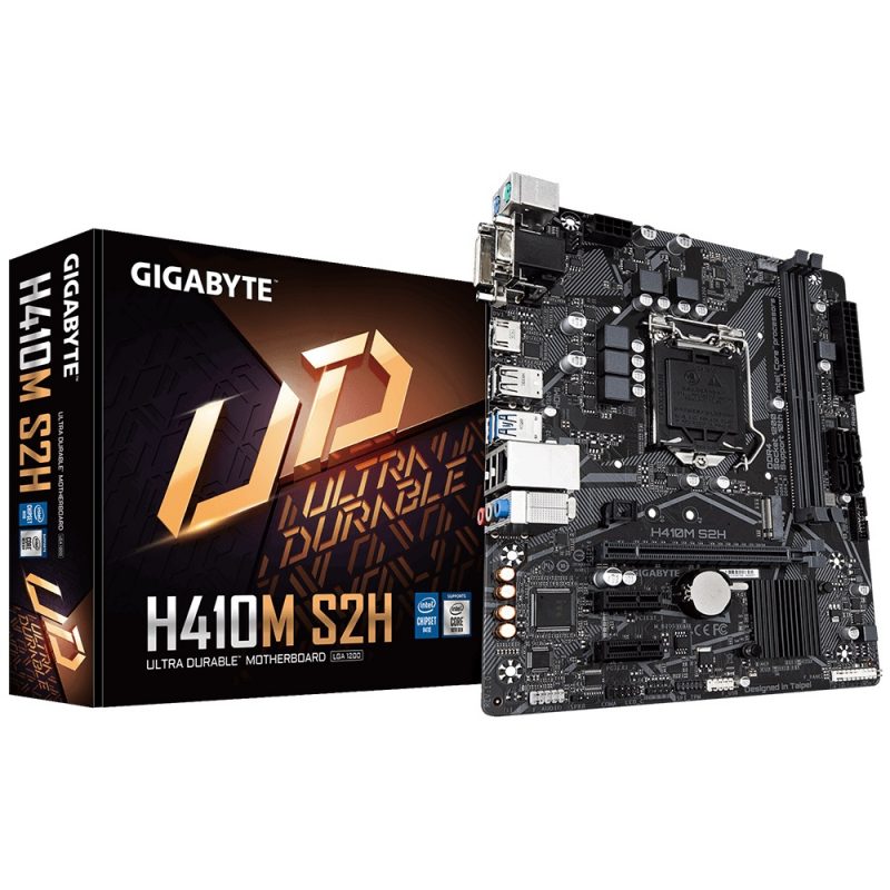 技嘉 Gigabyte H410M DS2V mATX Motherboard 主板 H410 LGA1200 英特尔主板 Intel主板