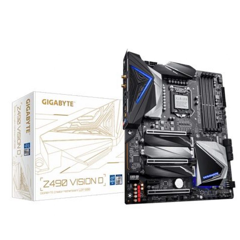 技嘉 Gigabyte Z490 VISION D ATX Motherboard 主板 Z490 LGA1200 英特尔主板 Intel主板