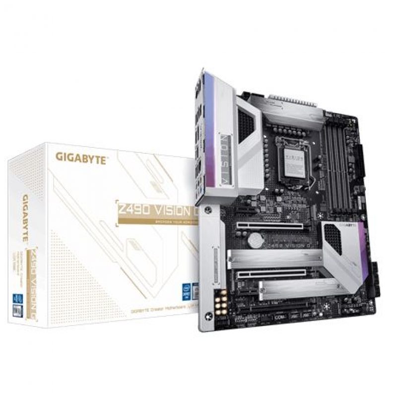 技嘉 Gigabyte Z490 VISION G ATX Motherboard 主板 Z490 LGA1200 英特尔主板 Intel主板
