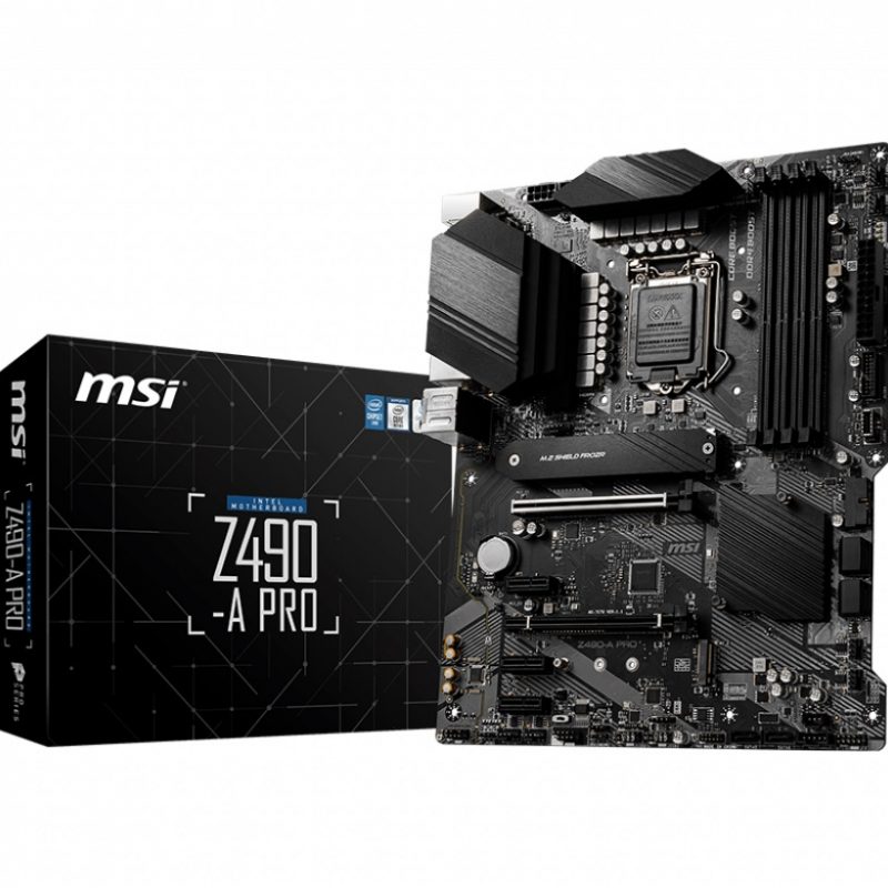 微星 Z490-A PRO ATX Motherboard 主板 Z490 LGA1200 英特尔主板 Intel主板