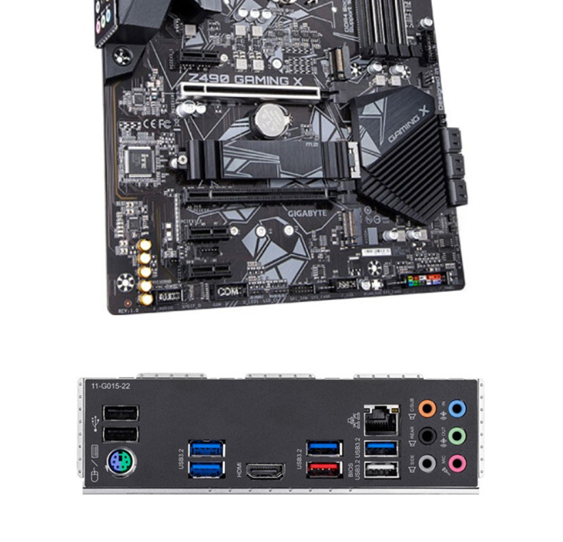 技嘉 Gigabyte Z490 GAMING X ATX Motherboard 主板 Z490 LGA1200 英特尔主板 Intel主板