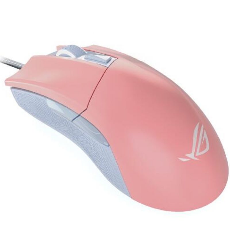 华硕 Asus 玩家国度 ROG 玩家国度 Gladius II Origin RGB Optical Gaming Mouse Pink 樱花粉鼠标