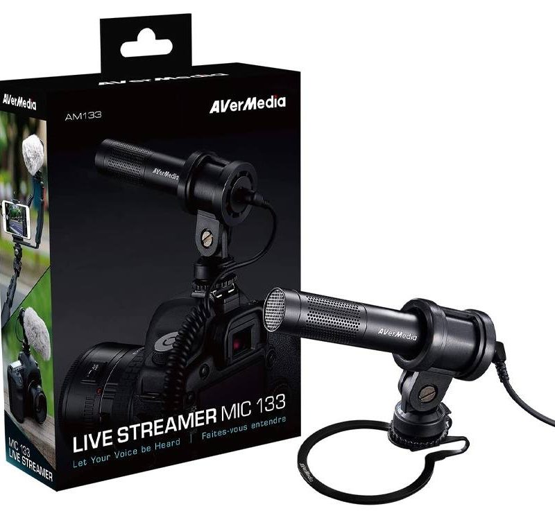 AverMedia 圆刚 AM133 Ultra Mobile Compact Microphone 收音麦克风