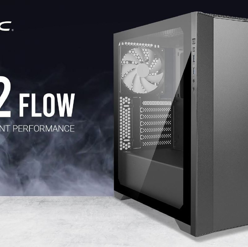 安钛克 Antec P82 Flow 4x 140mm White Fan. Extreme Cooling Configurations, VGA 380mm, CPU 178mm, PSU 220mm,  ATX, M-ATX, ITX Case