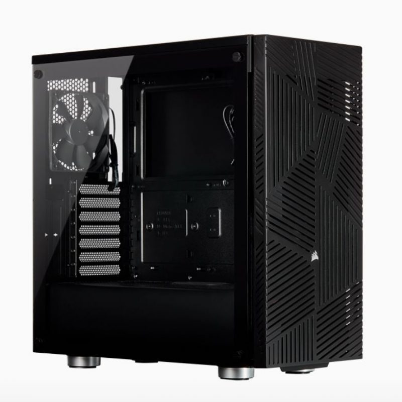 海盗船 Carbide Series 275R Airflow ATX Tempered Glass Black, 3x 120mm Fans pre-installed. USB 3.0 x 2, Audio I/O. Case