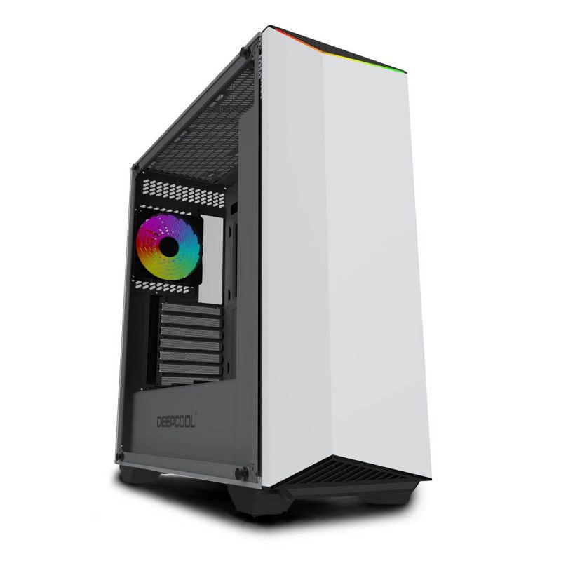 九州风神 Earlkase RGB Case w/ Expandable RGB Lighting, White LS