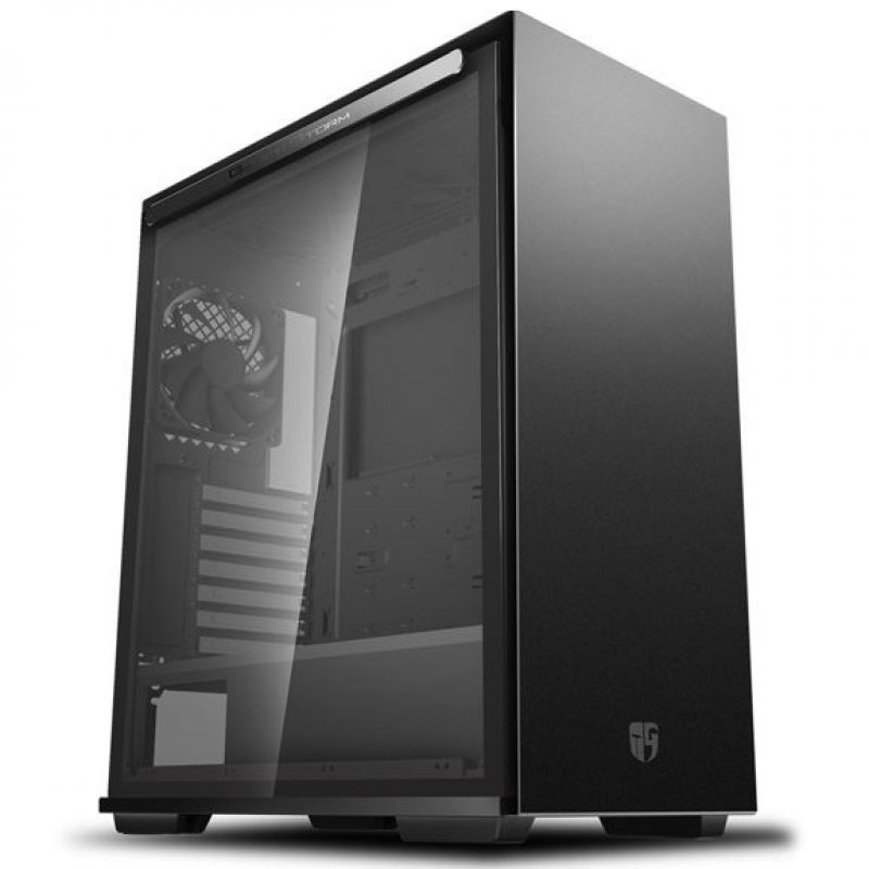 九州风神 MACUBE 魔方 310 BK Tempered Glass Case Black 黑色