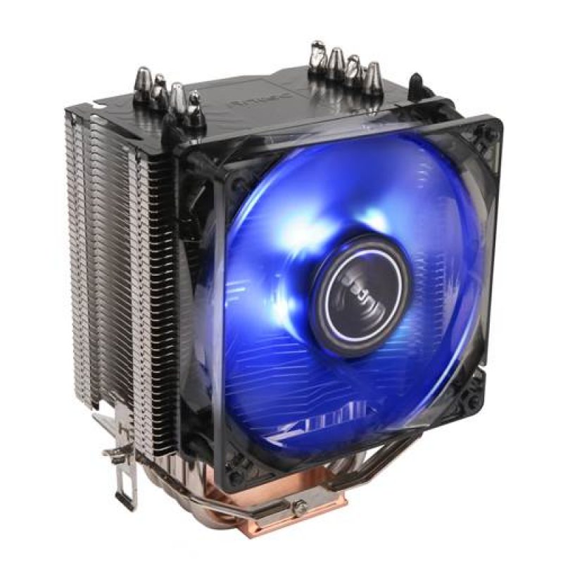安钛克 Antec C40 Air CPU Cooler, 92mm PWM Blue LED Fan, Intel 775, 115X,1366. AMD: AM2(+), AM3, AM3+, AM4, FM1, FM2(+) 3 Years Warranty