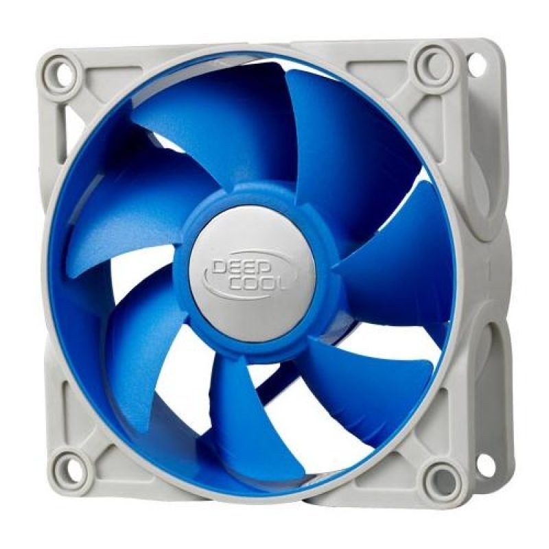九州风神 Ultra Silent 80mm x 25mm 4pin Ball Bearing Case Fan with Anti-Vibration Frame PWM