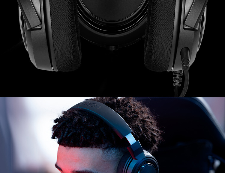海盗船 HS35 STEREO Gaming Headset Discord认证 清晰音质耳机