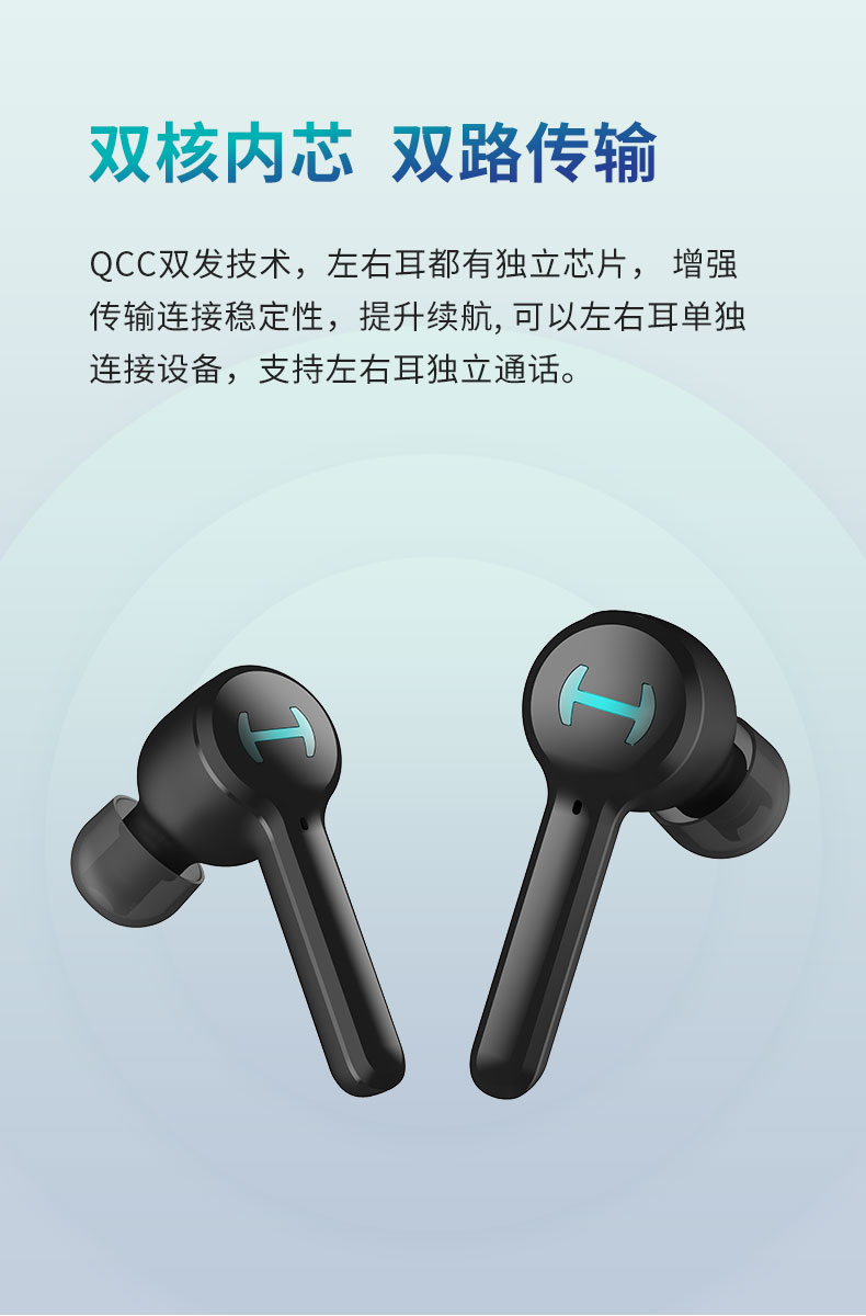 Edifier 漫步者 GM6 Gaming Wireless Earbuds 蓝牙5.0 降噪 防溅 无线耳机