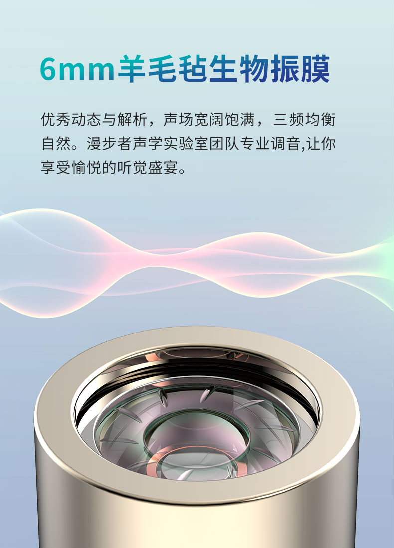 Edifier 漫步者 GM6 Gaming Wireless Earbuds 蓝牙5.0 降噪 防溅 无线耳机