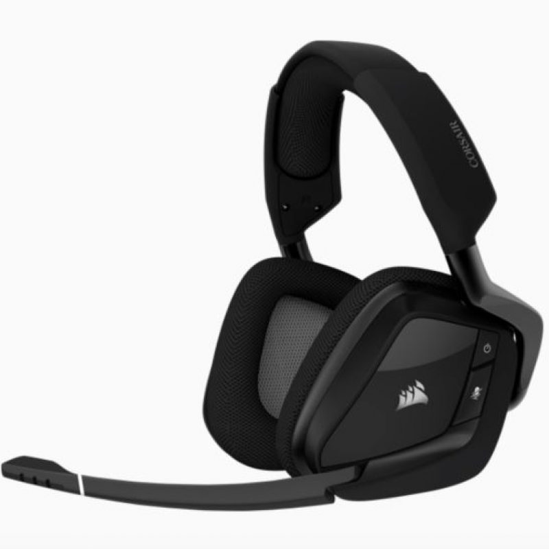 海盗船 VOID Elite Carbon Black USB Wireless Premium Gaming Headset 无线耳机 黑色7.1声道耳机