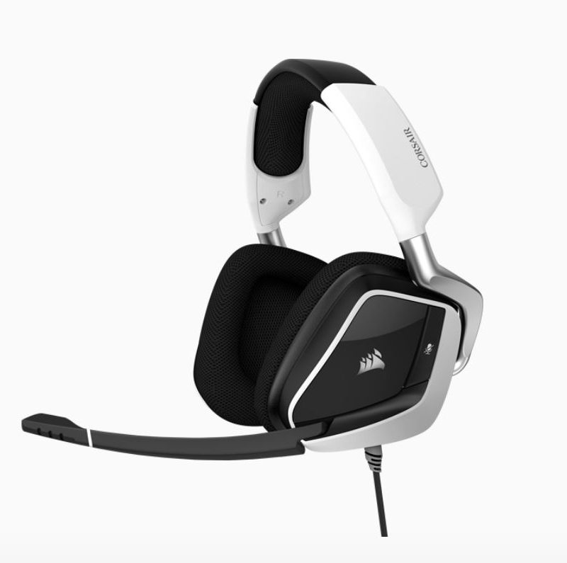 海盗船 VOID Elite White USB Wired Premium Gaming Headset 白色 7.1声道耳机