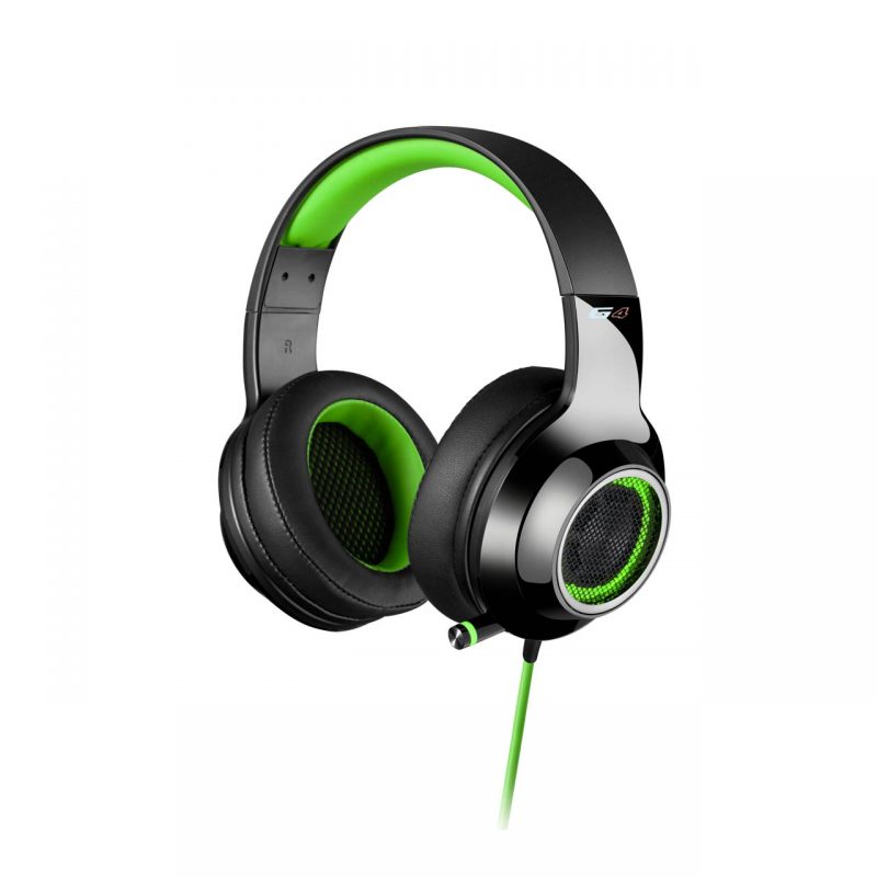 Edifier 漫步者 V4 (G4) 7.1 Virtual Surround Sound USB Gaming Headset 绿色 虚拟7.1声道耳机