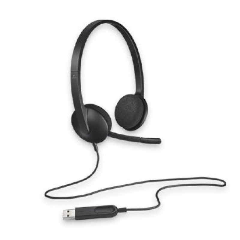 罗技 H340 Plug-and-Play USB headset 降噪耳机