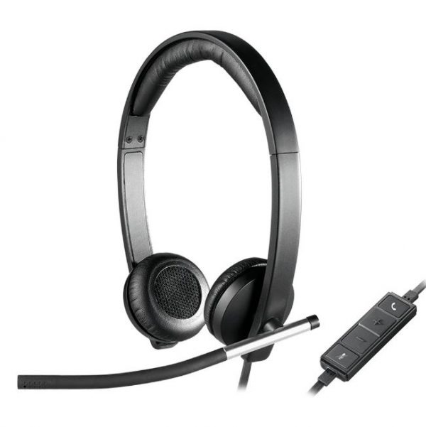 罗技 H650E Wired Headset 降噪商务耳机 学习耳机