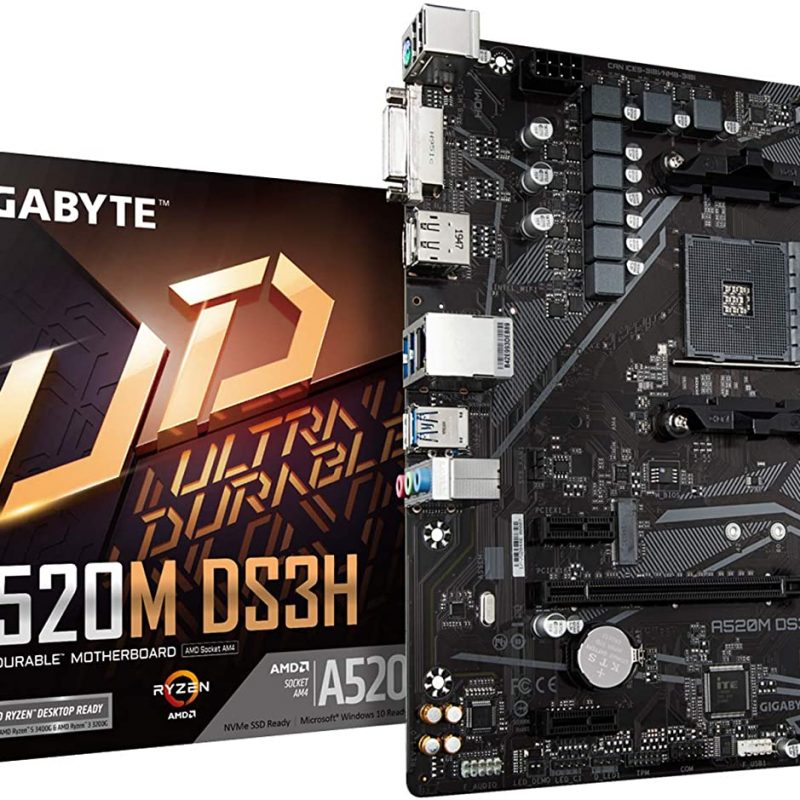 技嘉 Gigabyte A520M-DS3H mATX主板