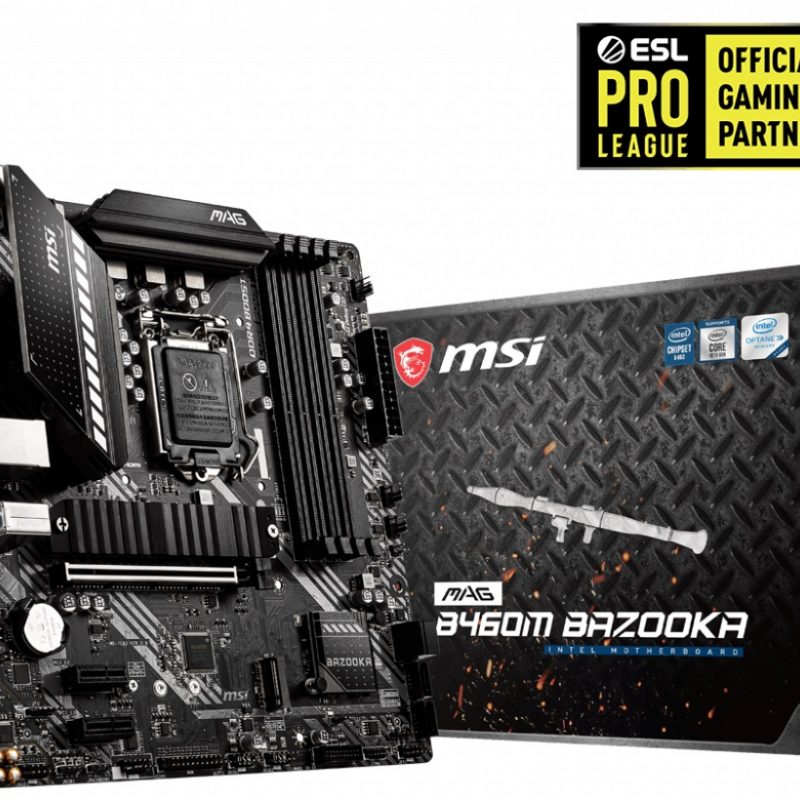 微星 MSI MAG B460M BAZOOKA mATX主板