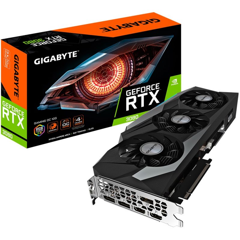 技嘉 Gigabyte  RTX 3080 Gaming OC 10G  魔鹰