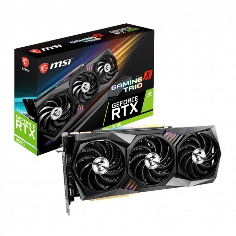微星 MSI GeForce RTX 3090 GAMING X TRIO 24G 魔龙