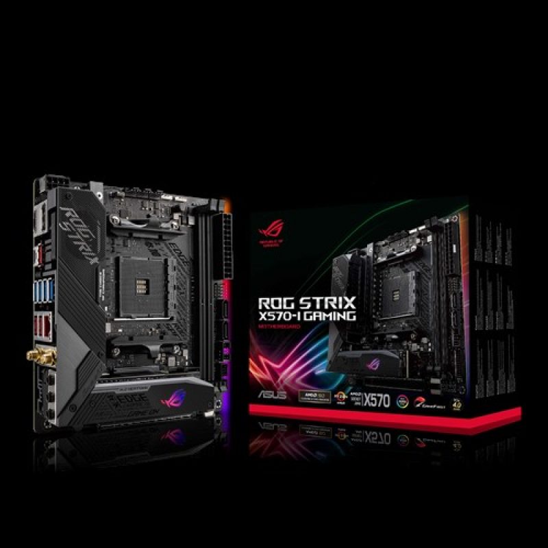 ASUS 华硕 ROG STRIX X570-I GAMING, AMD AM4 Mini-ITX Gaming Motherboard