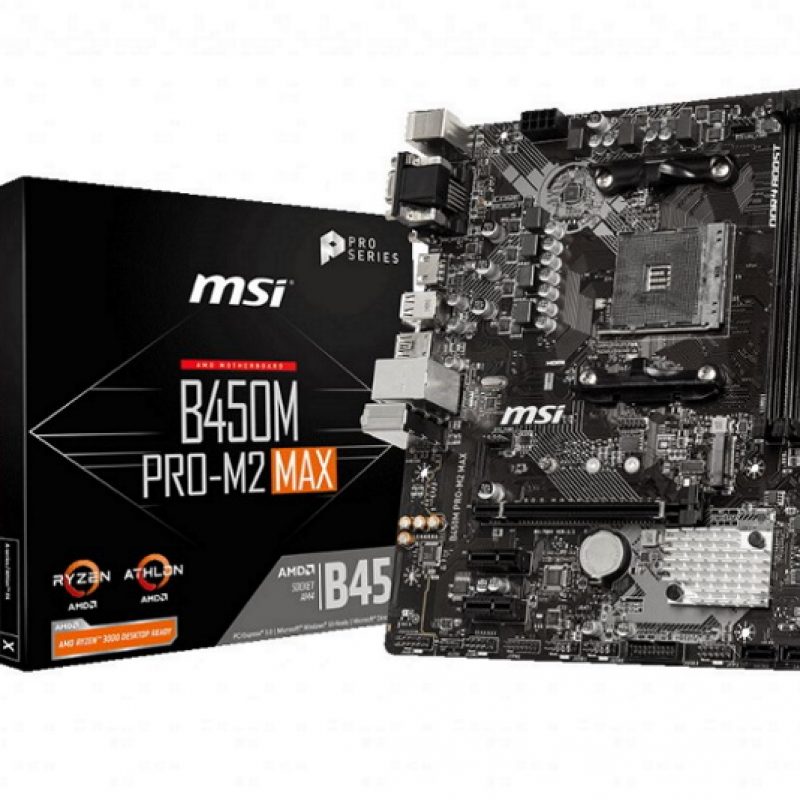 微星 MSI B450M PRO-M2 MAX M-ATX 主板