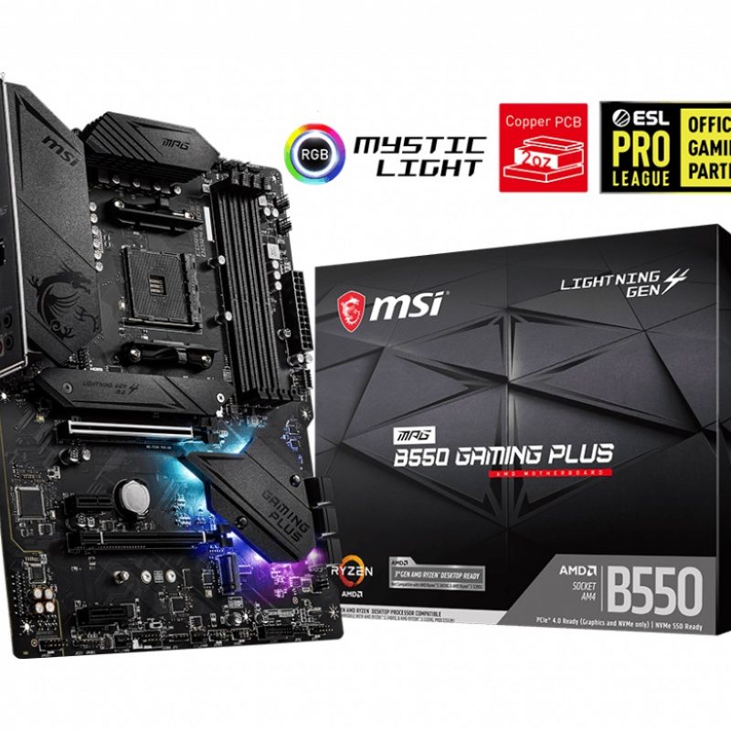 微星 MSI MPG B550 GAMING PLUS ATX主板