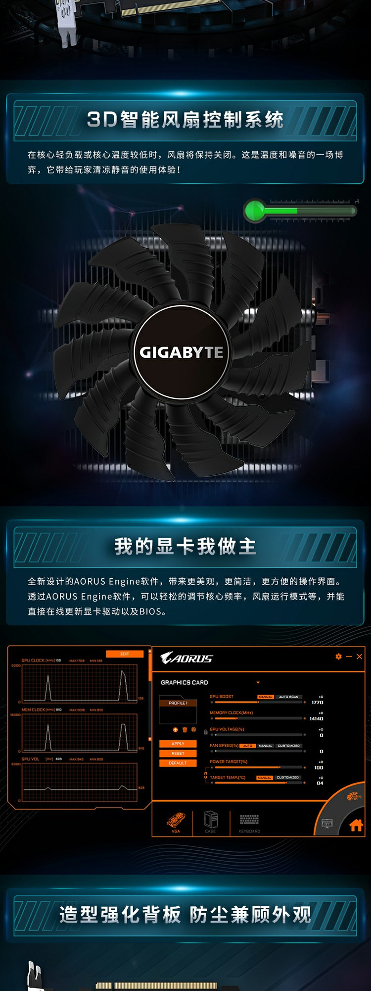 技嘉 Gigabyte GeForce GTX 1660 Super OC 6GB显卡
