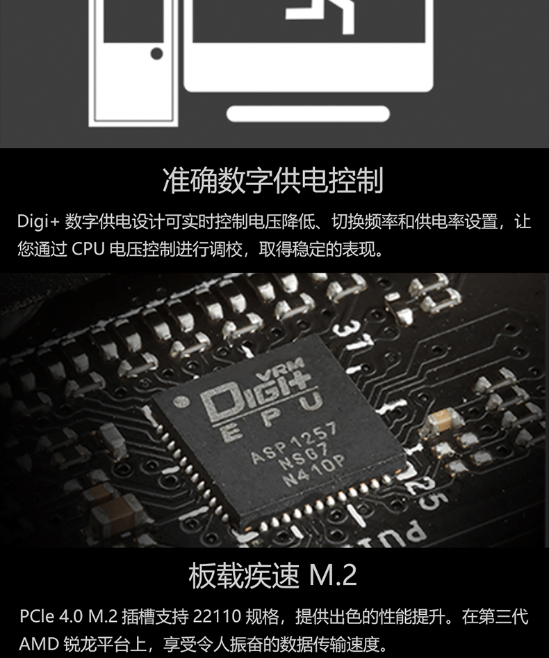 华硕 ASUS B550 PRIME B550M-A (WI-FI) mATX主板