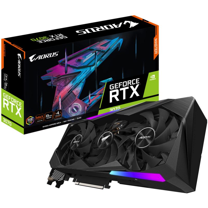 Gigabyte 技嘉 AORUS RTX 3070 MASTER 8GD 超级雕