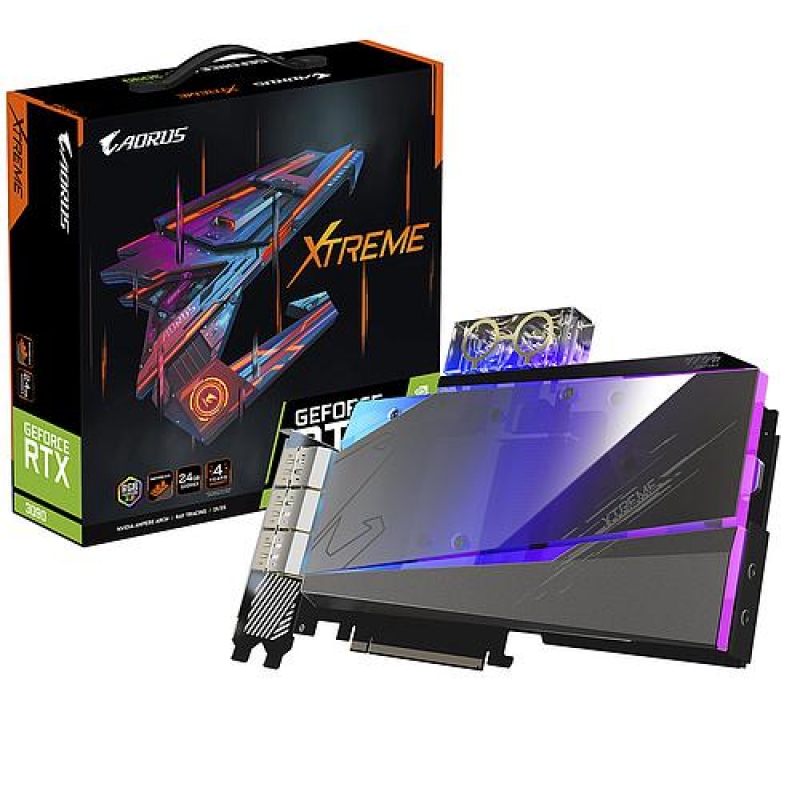 技嘉 水雕 Gigabyte AORUS GeForce RTX 3090 XTREME WATERFORCE WB 24G